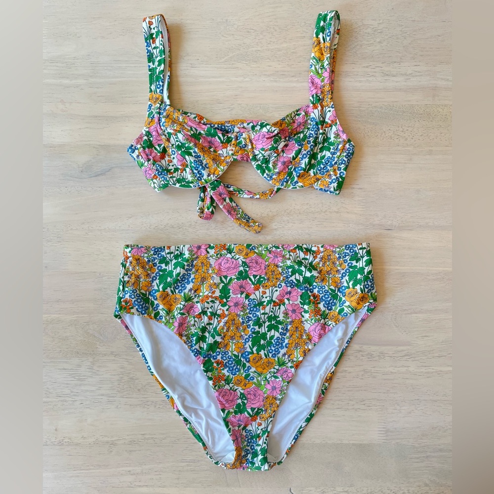J. Crew Bathing Suit with Liberty London Fabric